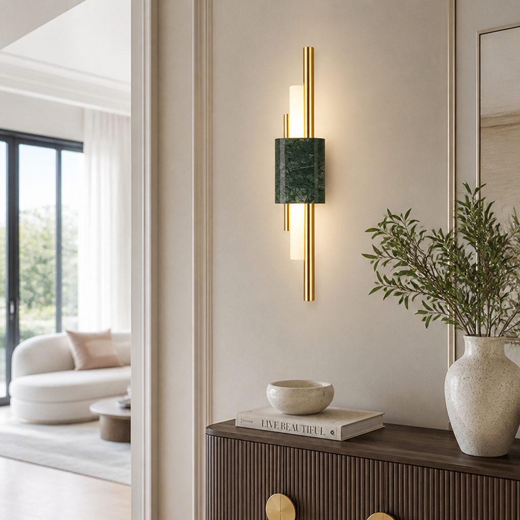 
Marble LED Strip Wall Sconce