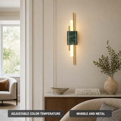 Marble LED Strip Wall Sconce
