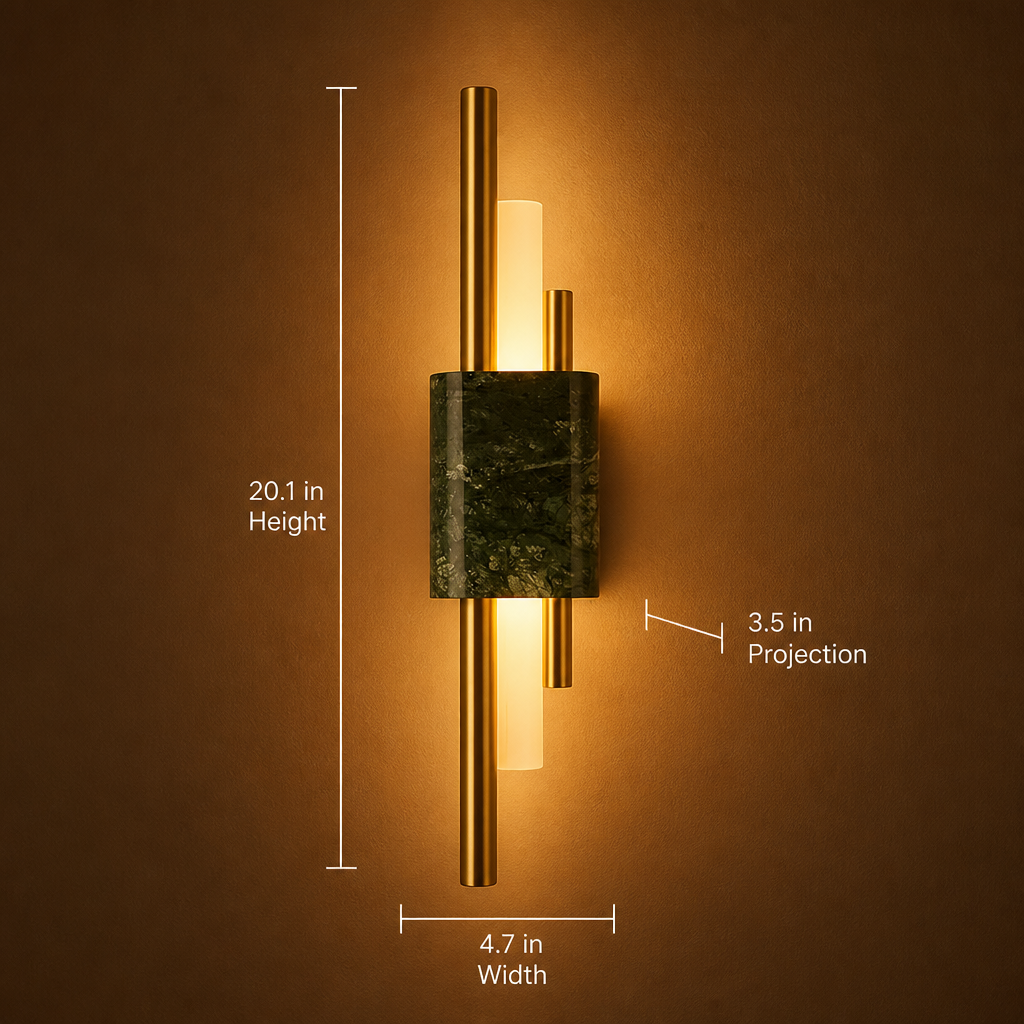 
Marble LED Strip Wall Sconce