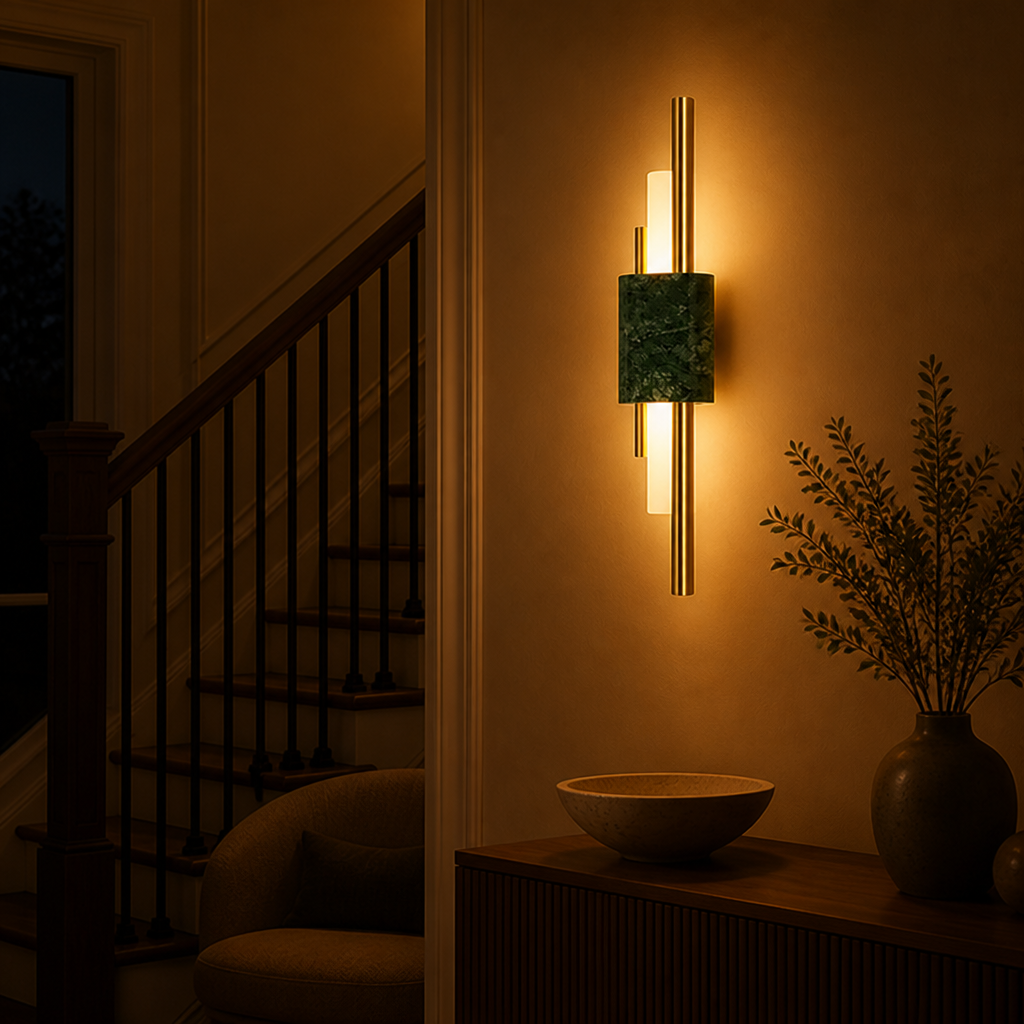 
Marble LED Strip Wall Sconce